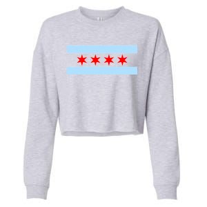 Chicago Flag Cropped Pullover Crew