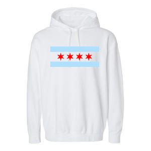 Chicago Flag Garment-Dyed Fleece Hoodie