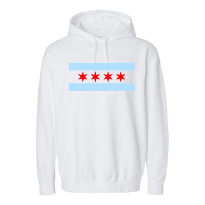 Chicago Flag Garment-Dyed Fleece Hoodie