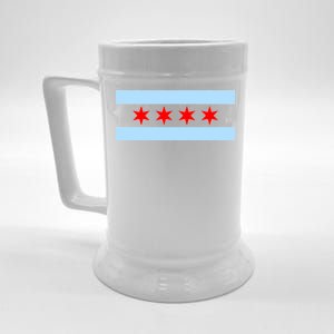 Chicago Flag Beer Stein