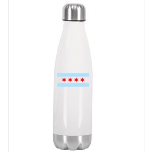 Chicago Flag Stainless Steel Insulated Water Bottle