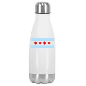 Chicago Flag Stainless Steel Insulated Water Bottle