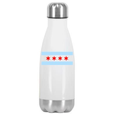 Chicago Flag Stainless Steel Insulated Water Bottle