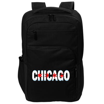 Chicago Flag Star Logo Impact Tech Backpack
