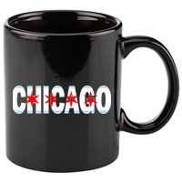 Chicago Flag Star Logo 11oz C Handle Ceramic Mug