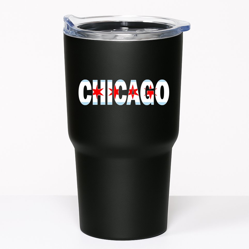 Chicago Flag Star Logo Tumbler