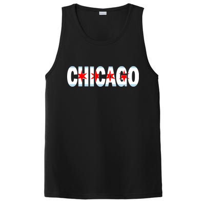 Chicago Flag Star Logo PosiCharge Competitor Tank