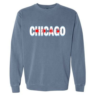 Chicago Flag Star Logo Garment-Dyed Sweatshirt