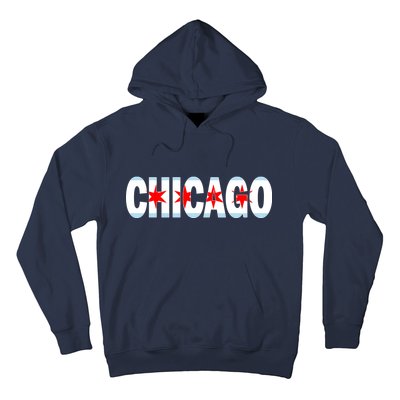 Chicago Flag Star Logo Hoodie