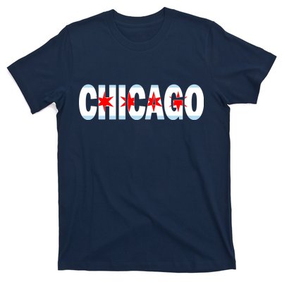 Chicago Flag Star Logo T-Shirt