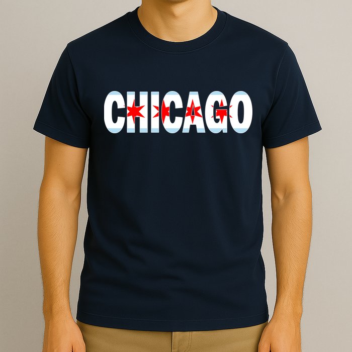 Chicago Flag Star Logo T-Shirt