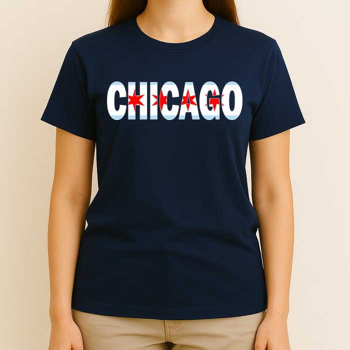 Chicago Flag Star Logo T-Shirt