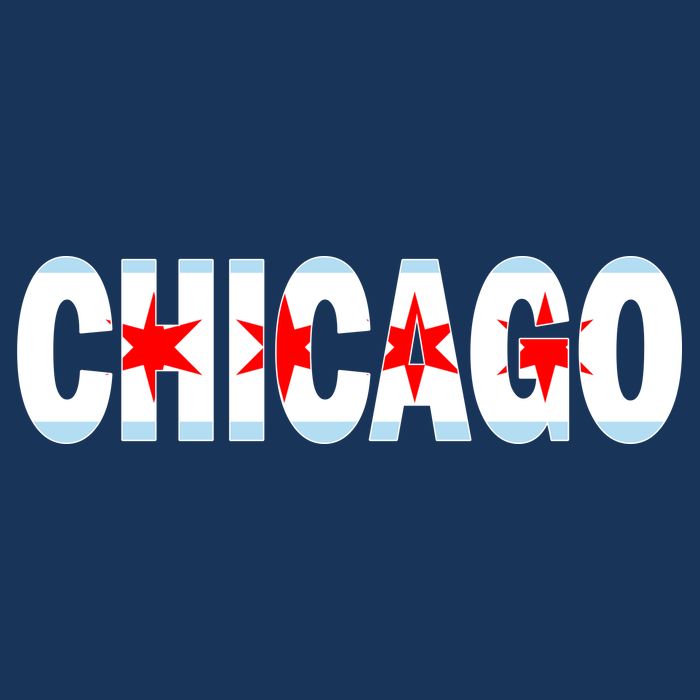 Chicago Flag Star Logo T-Shirt