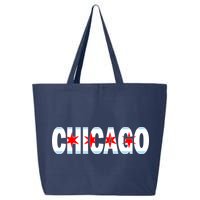 Chicago Flag Star Logo 25L Jumbo Tote