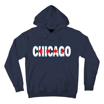 Chicago Flag Star Logo Tall Hoodie