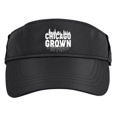 Chicago Grown Skyline Roots Adult Drive Performance Visor