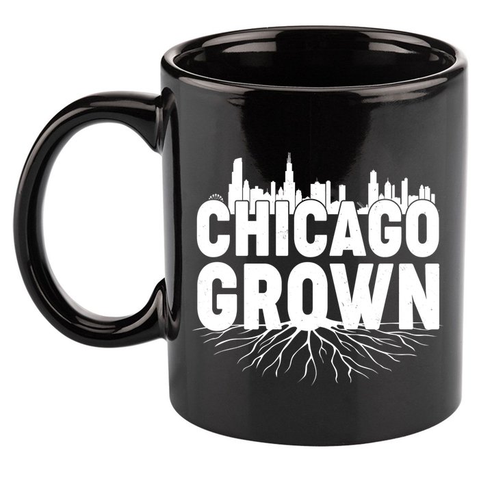 Chicago Grown Skyline Roots 11oz C Handle Ceramic Mug
