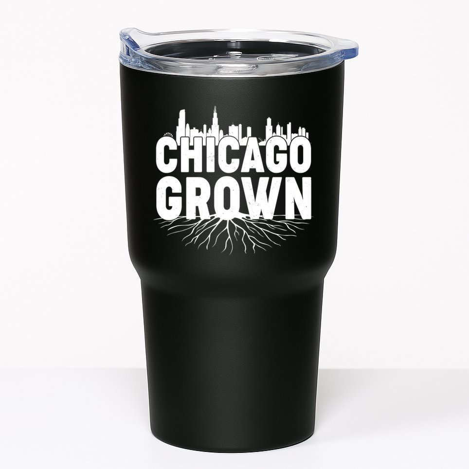 Chicago Grown Skyline Roots Tumbler
