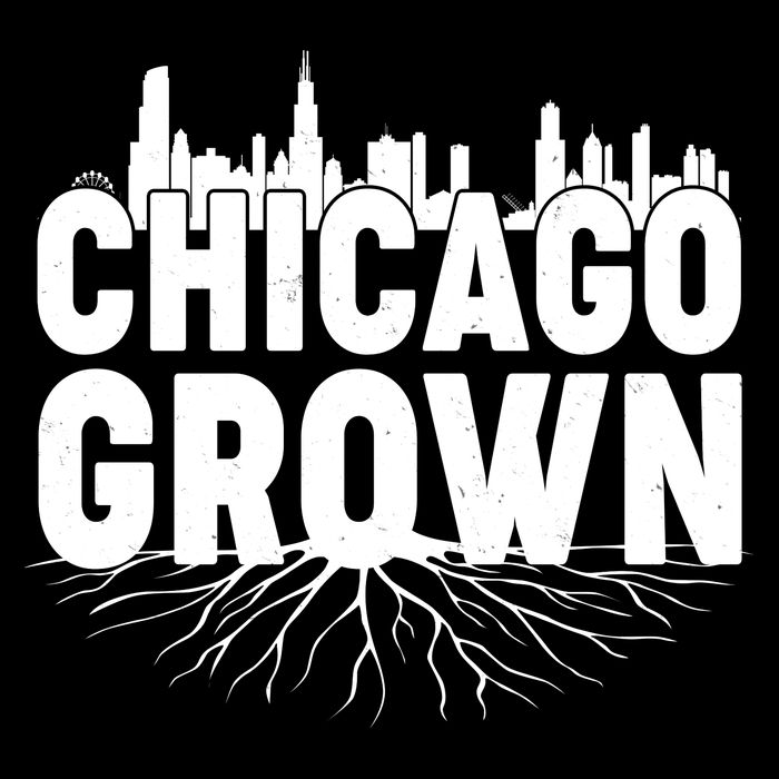 Chicago Grown Skyline Roots Zip Tote Bag