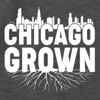 Chicago Grown Skyline Roots Vector Backpack