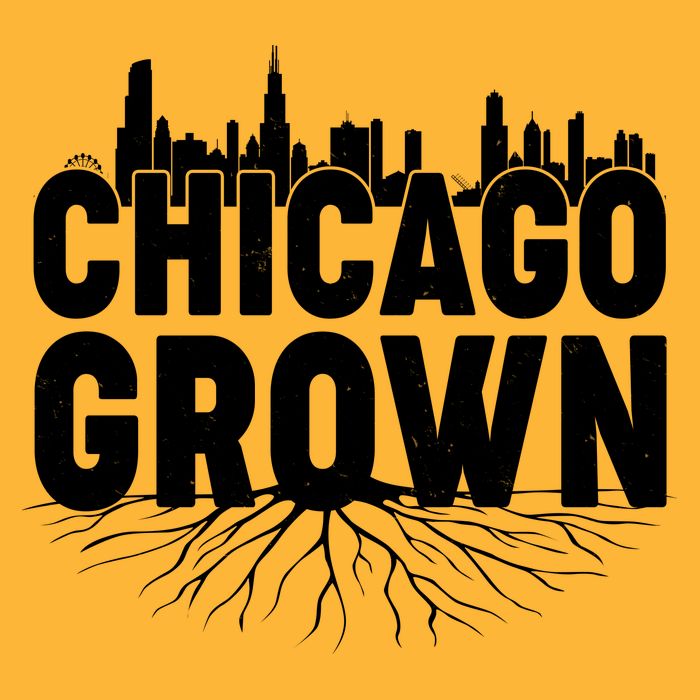 Chicago Grown Skyline Roots Cooling Performance Crew T-Shirt
