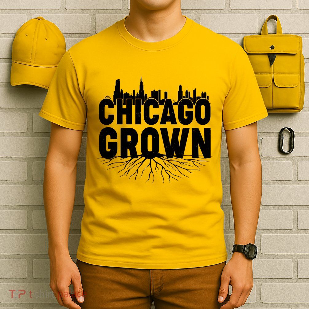 Chicago Grown Skyline Roots T-Shirt