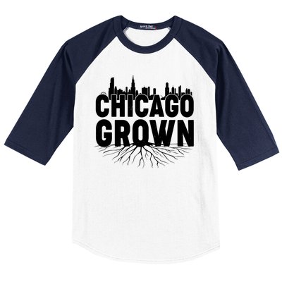 Chicago Grown Skyline Roots Baseball Sleeve Shirt