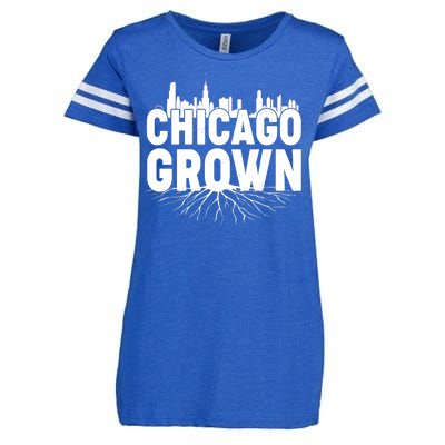 Chicago Grown Skyline Roots Enza Ladies Jersey Football T-Shirt