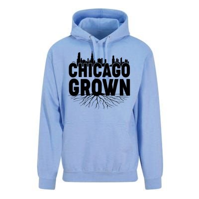 Chicago Grown Skyline Roots Unisex Surf Hoodie