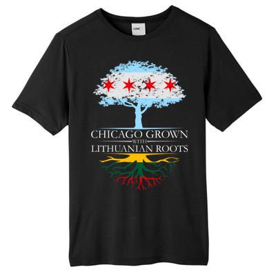 Chicago Grown With Lithuanian Roots Tall Fusion ChromaSoft Performance T-Shirt