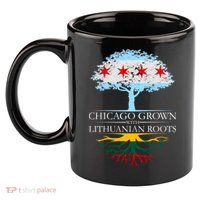 Chicago Grown With Lithuanian Roots 11oz C Handle Ceramic Mug
