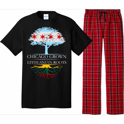 Chicago Grown With Lithuanian Roots Pajama Set