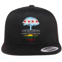 Chicago Grown With Lithuanian Roots Flatbill Hat