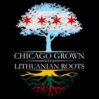 Chicago Grown With Lithuanian Roots Flatbill Hat