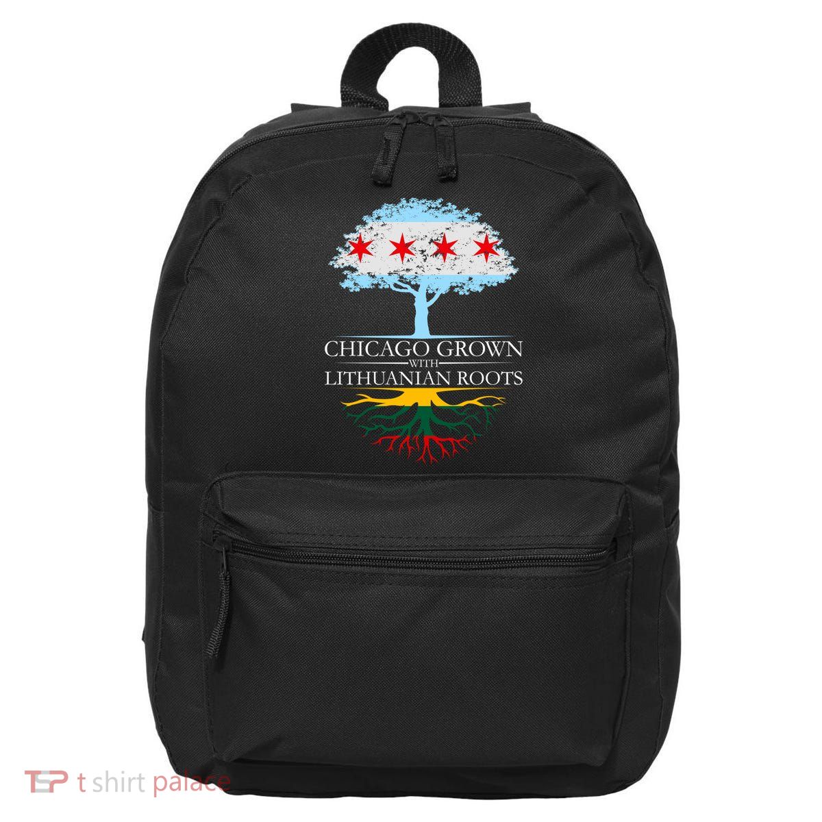 Chicago Grown With Lithuanian Roots 16 in Basic Backpack