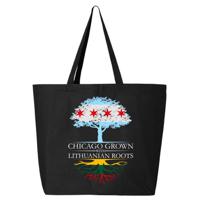 Chicago Grown With Lithuanian Roots 25L Jumbo Tote