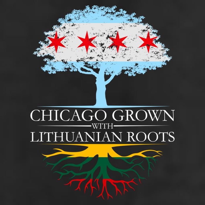 Chicago Grown With Lithuanian Roots 25L Jumbo Tote