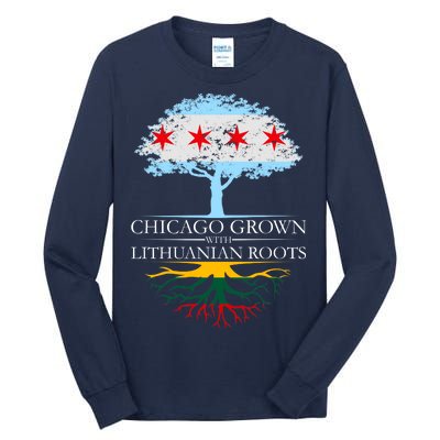 Chicago Grown With Lithuanian Roots Tall Long Sleeve T-Shirt