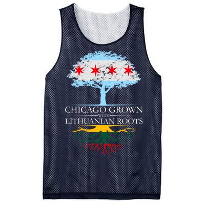 Chicago Grown With Lithuanian Roots Mesh Reversible Basketball Jersey Tank