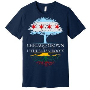 Chicago Grown With Lithuanian Roots Premium T-Shirt