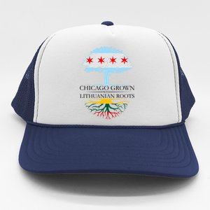 Chicago Grown With Lithuanian Roots Trucker Hat