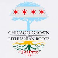 Chicago Grown With Lithuanian Roots Garment-Dyed Sweatshirt