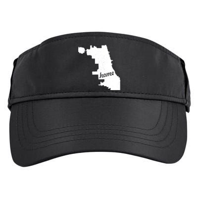 Chicago Home State Adult Drive Performance Visor
