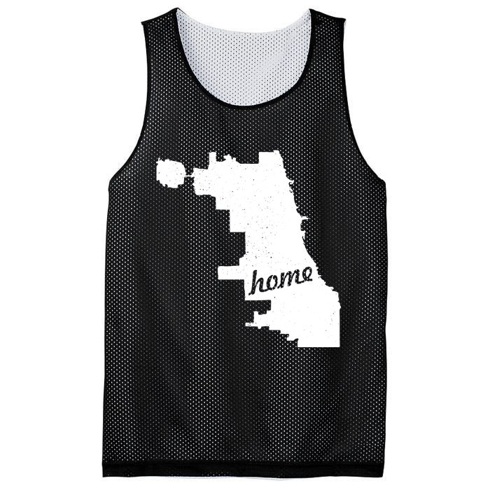 Chicago Home State Mesh Reversible Basketball Jersey Tank