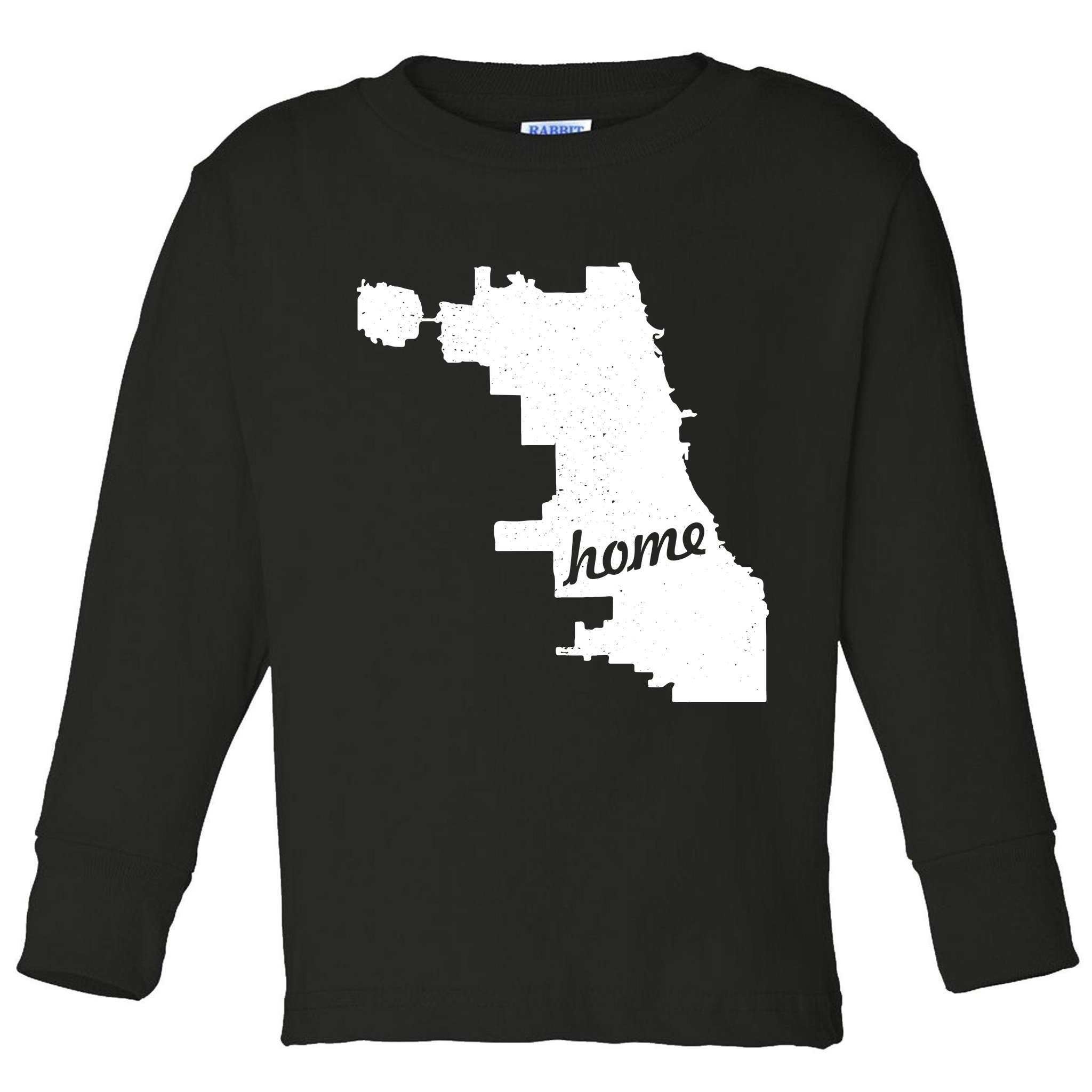 Chicago Home State Toddler Long Sleeve Shirt