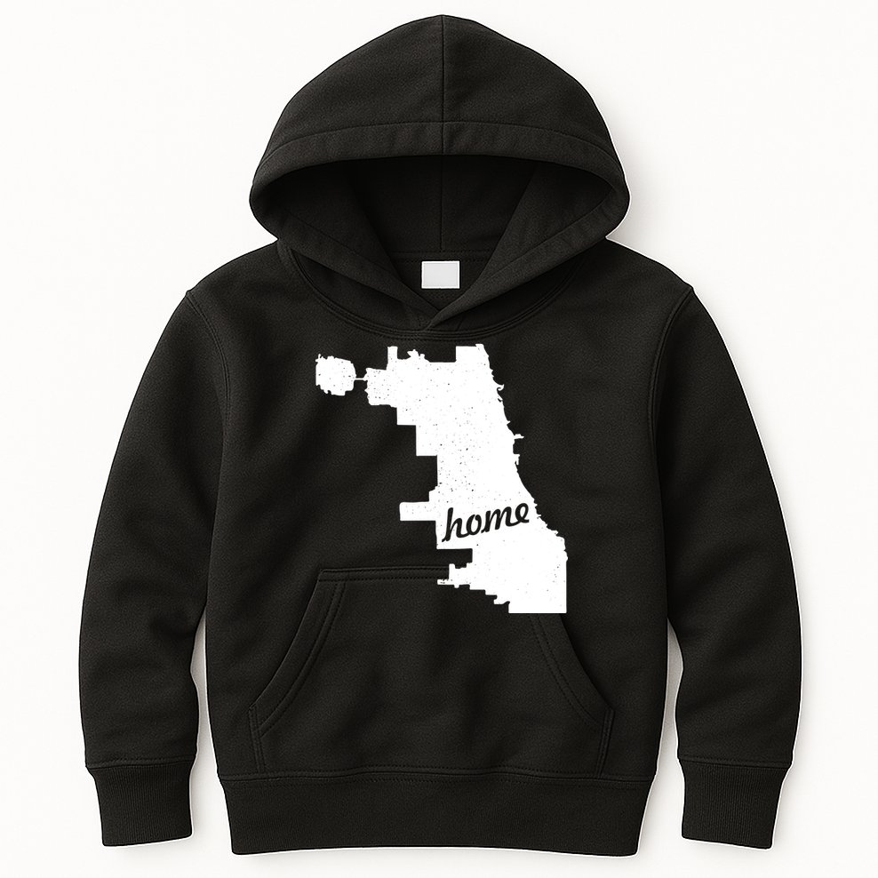 Chicago Home State Kids Hoodie