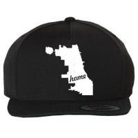 Chicago Home State Wool Snapback Cap