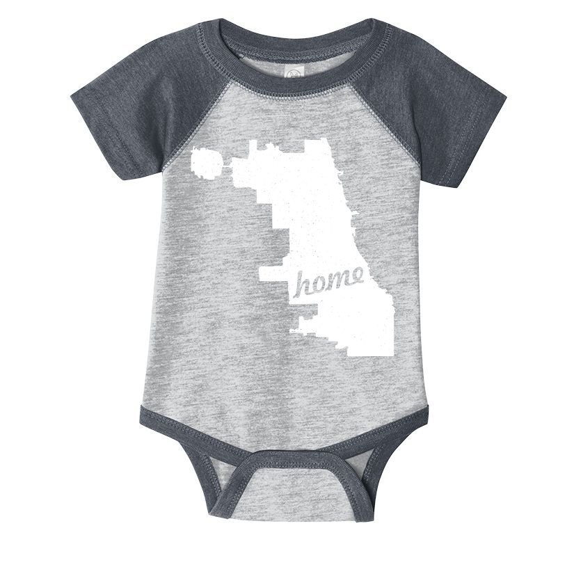 Chicago Home State Infant Baby Jersey Bodysuit
