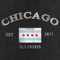 Chicago Illinois Est 1833 7 Panel Mesh Trucker Snapback Hat