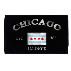 Chicago Illinois Est 1833 Microfiber Hand Towel